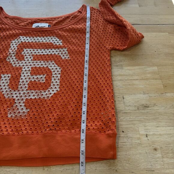 Carl Banks G-III 4 Her SF Giants Top MLB Semi Sheer Scoop Neck Lightweight Large - Picture 8 of 11